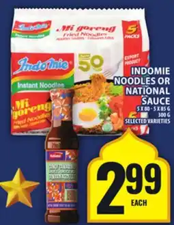 Food Basics INDOMIE NOODLES OR NATIONAL SAUCE offer