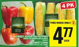 Food Basics SWEET ASSORTED PEPPERS, SWEET CORN offer