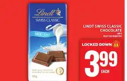 Food Basics LINDT SWISS CLASSIC CHOCOLATE offer