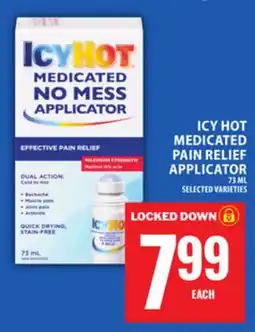 Food Basics ICY HOT MEDICATED PAIN RELIEF APPLICATOR offer