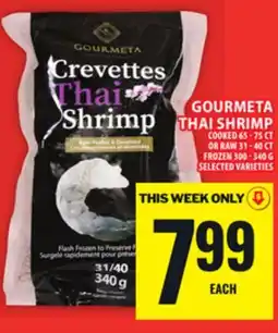 Food Basics GOURMETA THAI SHRIMP offer
