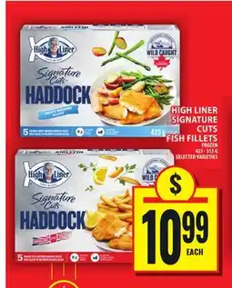 Food Basics HIGH LINER SIGNATURE CUTS FISH FILLETS offer