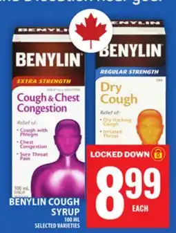 Food Basics BENYLIN COUGH SYRUP offer
