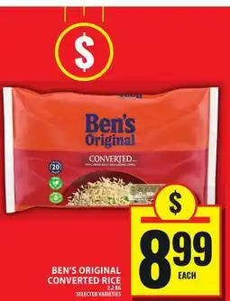 Food Basics BEN'S ORIGINAL CONVERTED RICE offer