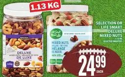 Food Basics SELECTION OR LIFE SMART DELUXE MIXED NUTS offer