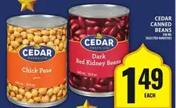 Food Basics CEDAR CANNED BEANS offer