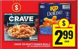 Food Basics CRAVE OR KRAFT DINNER MEALS offer