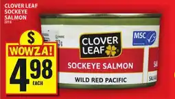 Food Basics CLOVER LEAF SOCKEYE SALMON offer
