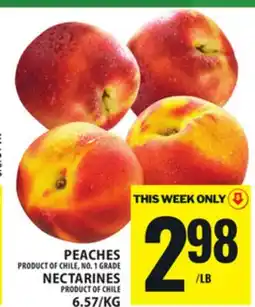 Food Basics PEACHES OR NECTARINES offer