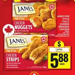 Food Basics JANES PUB STYLE FULLY COOKED BREADED CHICKEN offer