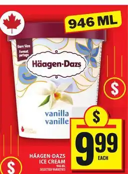 Food Basics HÄAGEN-DAZS ICE CREAM offer