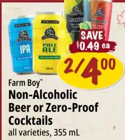 Farm Boy Farm Boy Non-Alcoholic Beer or Zero-Proof Cocktails offer