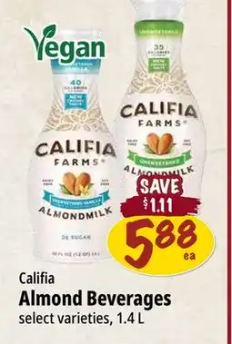 Farm Boy Califia Almond Beverages offer