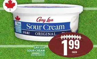 Food Basics GAY LEA SOUR CREAM offer
