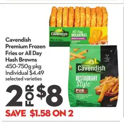 Longo's Cavendish Premium Frozen Fries or All Day Hash Browns offer