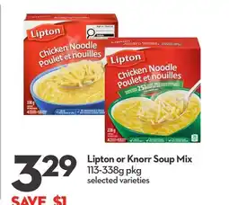 Longo's Lipton or Knorr Soup Mix offer