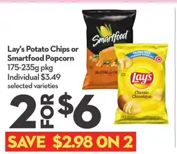 Longo's Lay's Potato Chips or Smartfood Popcorn offer