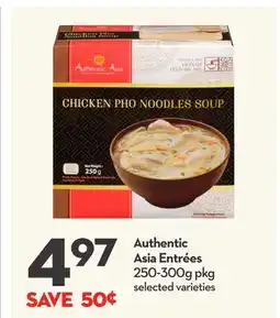 Longo's Authentic Asia Entrées offer