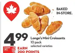 Longo's Longo's Mini Croissants offer