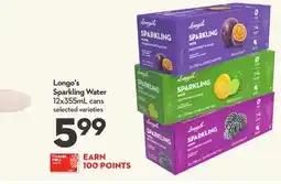 Longo's Longo's Sparkling Water offer