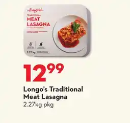 Longo's Longo's Traditional Meat Lasagna offer