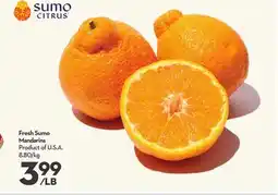 Longo's Fresh Sumo Mandarins offer