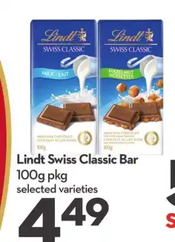 Longo's Lindt Swiss Classic Bar offer