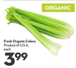 Longo's Fresh Organic Celery offer