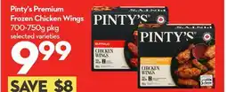 Longo's Pinty's Premium Frozen Chicken Wings offer