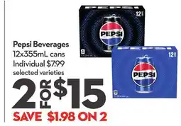 Longo's Pepsi Beverages offer