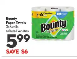 Longo's Bounty Paper Towels offer