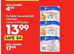 Longo's Tre Stelle Mozzarella Ball Club Pack offer