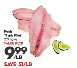 Longo's Fresh Tilapia Fillet offer