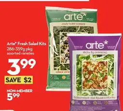 Longo's Arte* Fresh Salad Kits offer