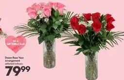 Longo's Dozen Rose Vase Arrangement offer
