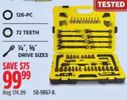 Canadian Tire Black Chrome Socket Sets offer