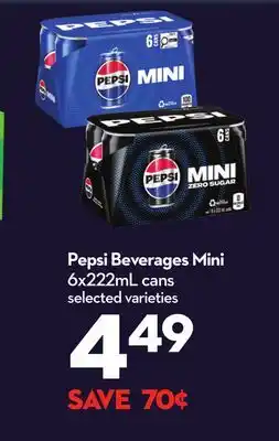 Longo's Pepsi Beverages Mini offer