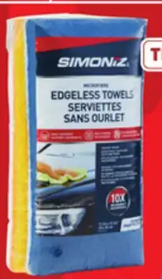 Canadian Tire SIMONIZ Edgeless Microfibre Cloths, 25-Pk offer