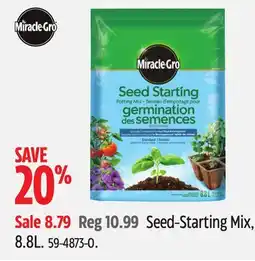Canadian Tire Miracle-Gro Seed-Starting Mix offer