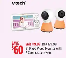 Canadian Tire Vtech 5˝ Fixed Video Monitor with 2 Cameras offer