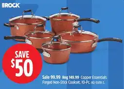 Canadian Tire Heritage The Rock Copper Essentials Forged Non-Stick Cookset, 10-Pc offer