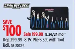 Canadian Tire 8-Pc Pliers Set with Tool Roll offer