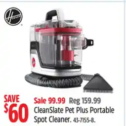 Canadian Tire CleanSlate Pet Plus Portable Spot Cleaner offer