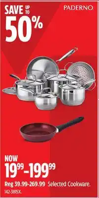 Canadian Tire Selected Cookware offer