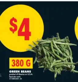 No Frills GREEN BEANS offer
