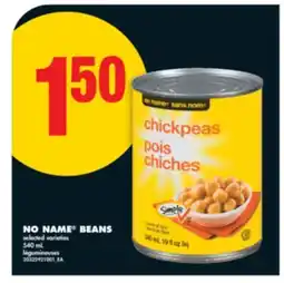 No Frills NO NAME BEANS offer