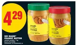 No Frills NO NAME PEANUT BUTTER offer