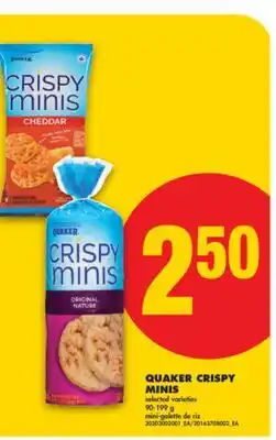 No Frills QUAKER CRISPY MINIS offer
