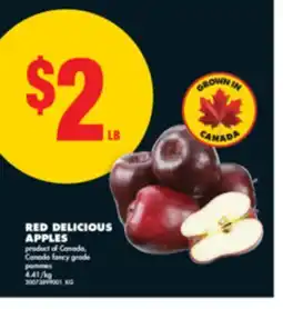 No Frills RED DELICIOUS APPLES offer
