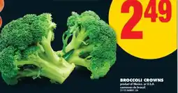No Frills BROCCOLI CROWNS offer